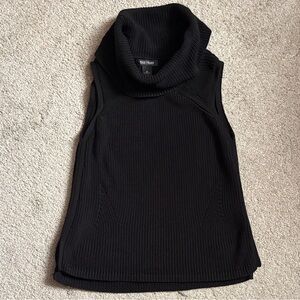 White House Black Market | Black Knit Top